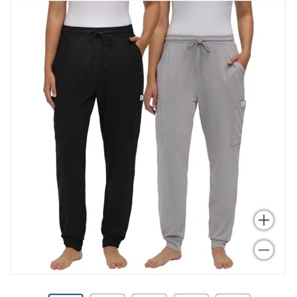 Frank & Oak Pants - frank. By Frank & Oak Women's Blue and Brown Jogger Lounge Pants